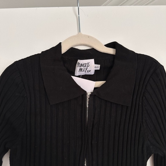 Princess Polly Ribbed Zip-Up - Picture 4 of 6